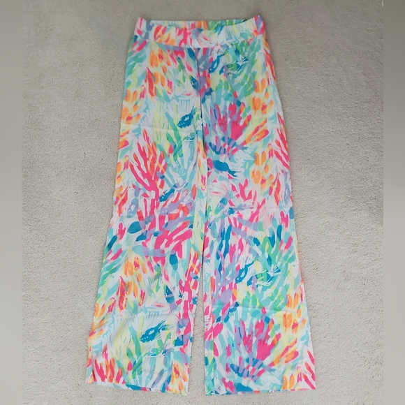 Lilly Pulitzer Sparkling Sands Bal Harbour Palazzo Pants szXS - Picture 2 of 15